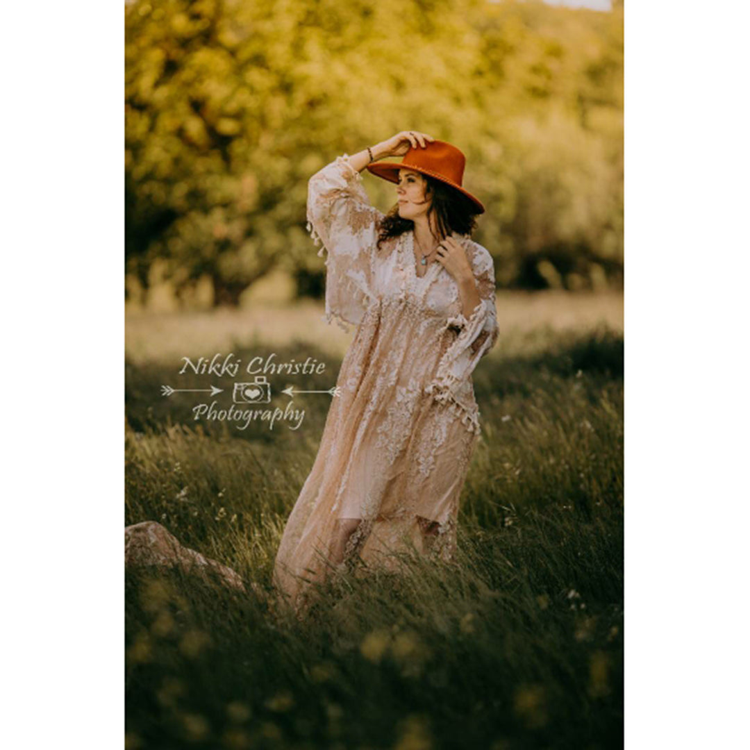 Joanne Khaki Boho Dress