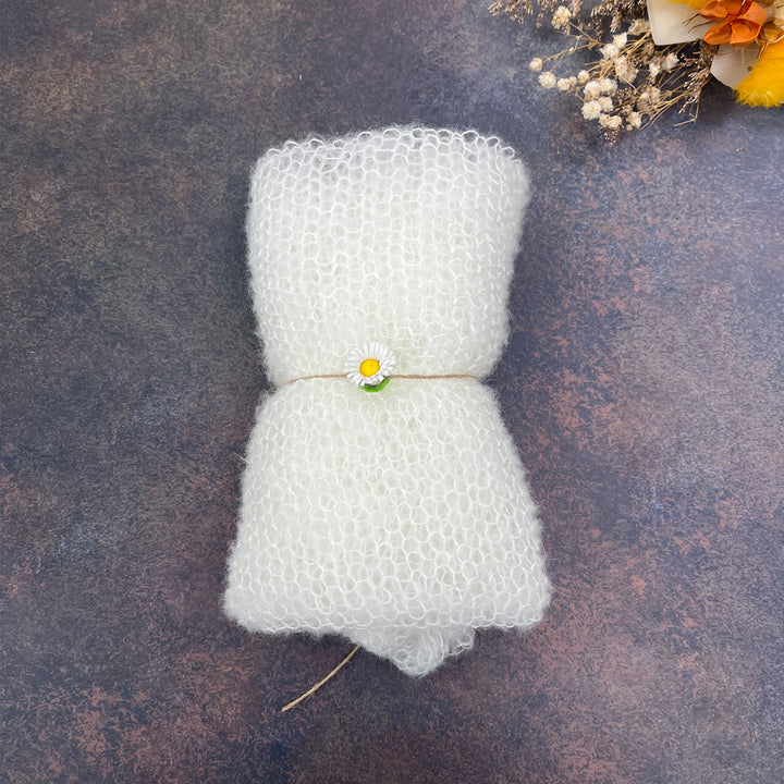 60x40cm Stretchy Wrap with Matched Headwear Set