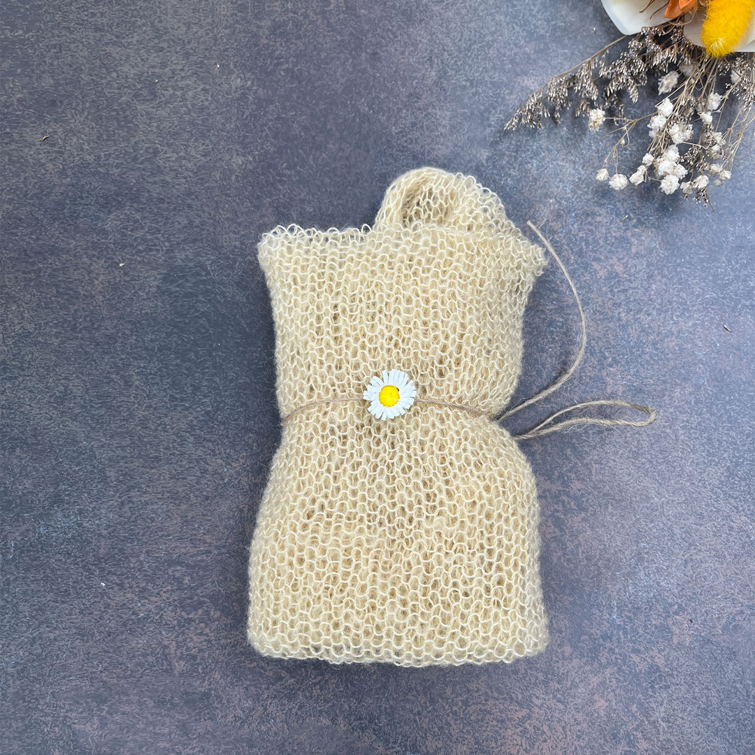 60x40cm Stretchy Wrap with Matched Headwear Set