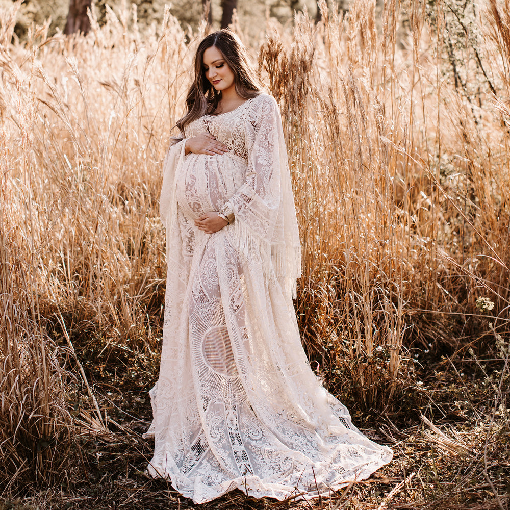 Fay Lace Gown - Don&Judy Newborn&Maternity photography props