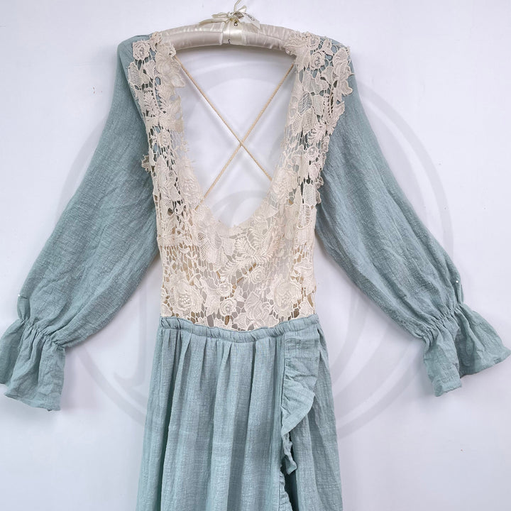 Josephine Cotton Floral Gown