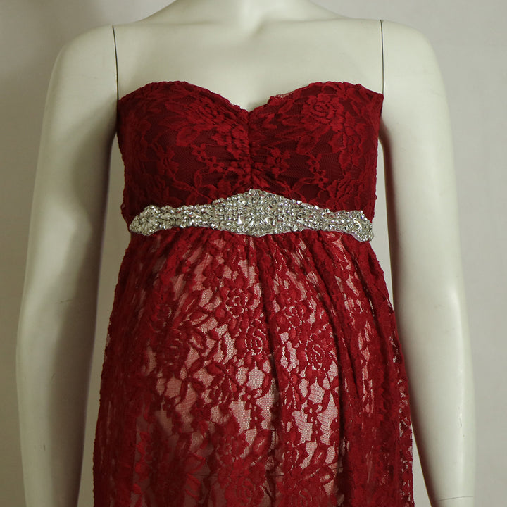 Imitation Diamond Belt for Maxi Long Formal Maternity Dresses - Don&Judy Newborn&Maternity photography props