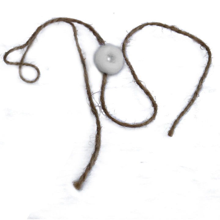 Handcraft Wool Flower Headband with Pearl Newborn Props Photography - Don&Judy Newborn&Maternity photography props