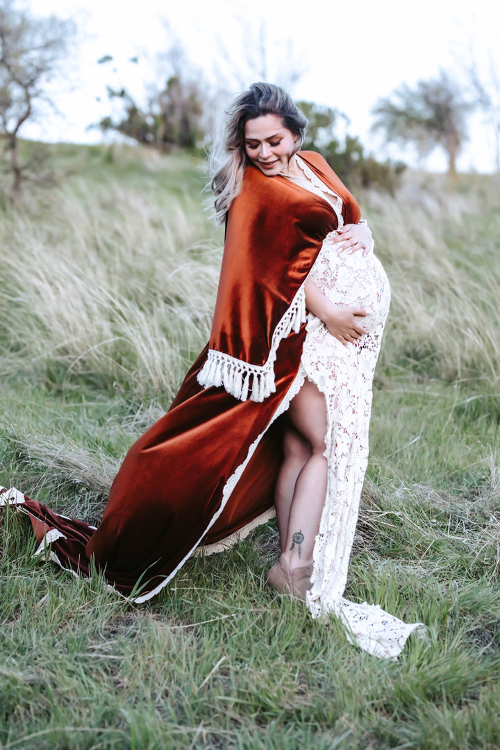 Elsie Velvet Gown - Don&Judy Newborn&Maternity photography props