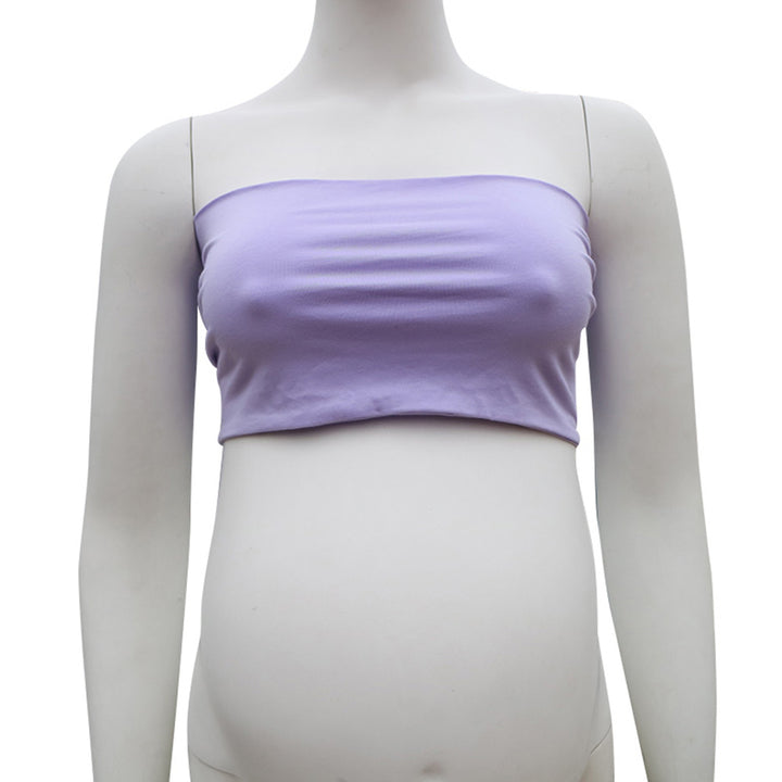 Clearance Stretchy Cotton Boob Tube Top Maternity Photo Dresses - Don&Judy Newborn&Maternity photography props