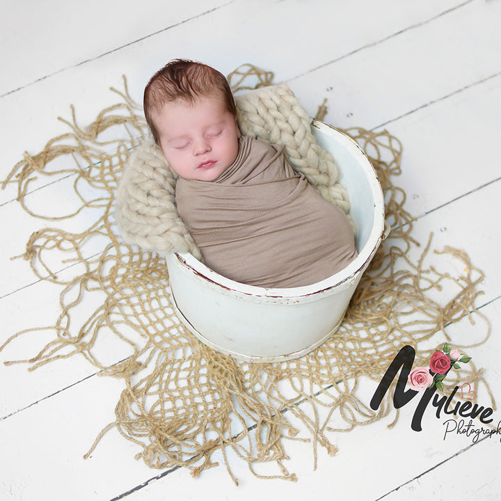 80*80CM Jute Blanket - Don&Judy Newborn&Maternity photography props