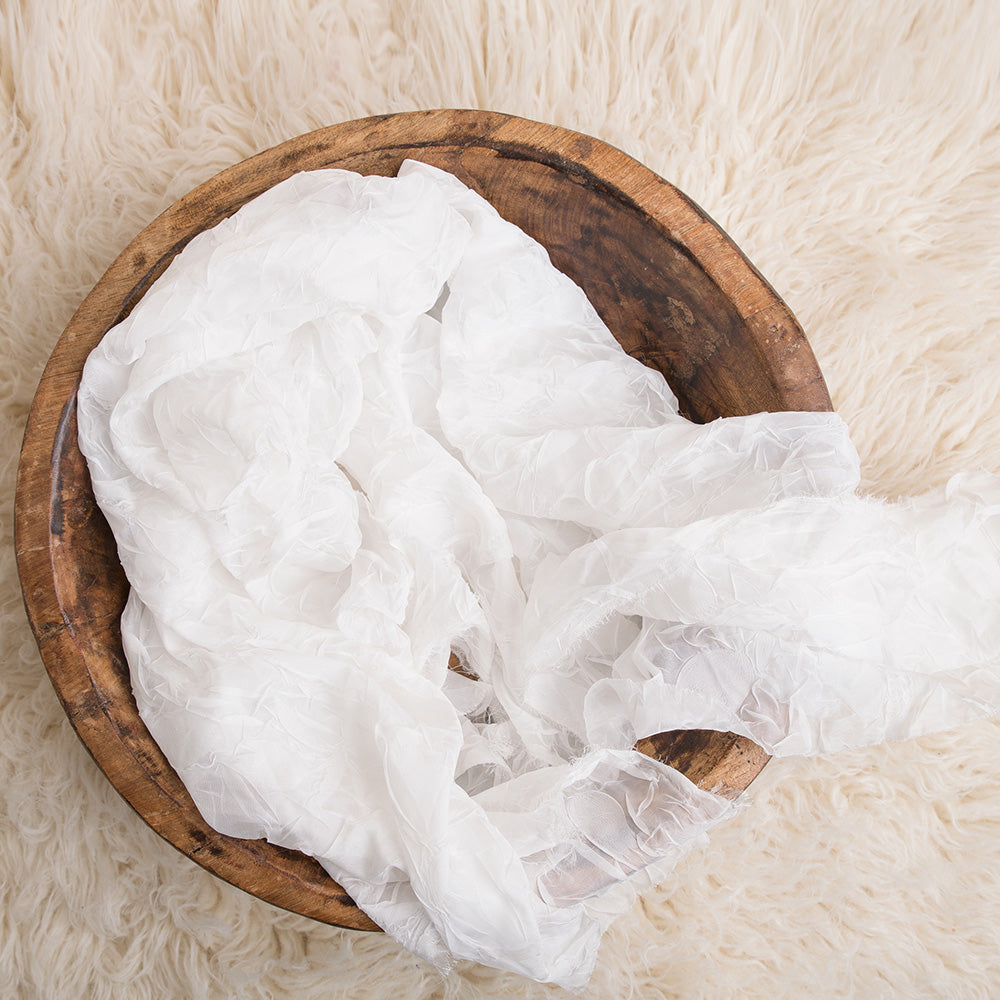 Stretch Embossing Chiffon Wraps Newborn Photo Props - Don&Judy Newborn&Maternity photography props