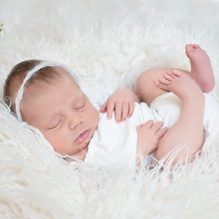 150x100cm Mongolia Faux Newborn Baby Blanket