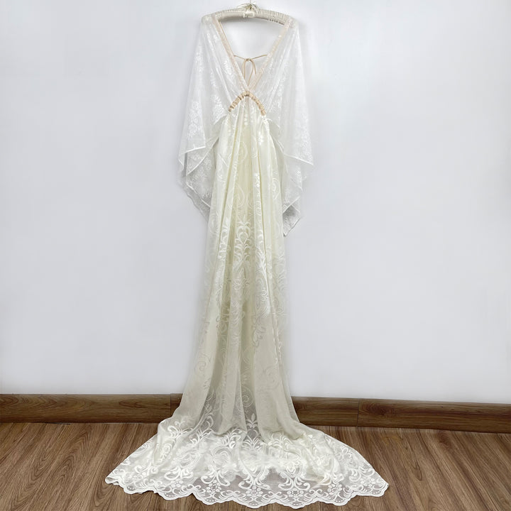 Hermosa White Gown - Don&Judy Newborn&Maternity photography props