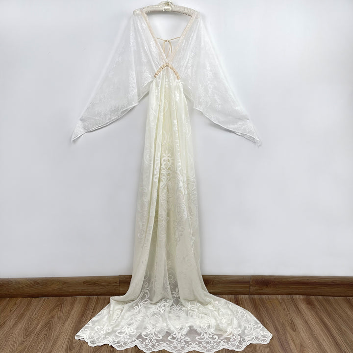 Hermosa White Gown - Don&Judy Newborn&Maternity photography props