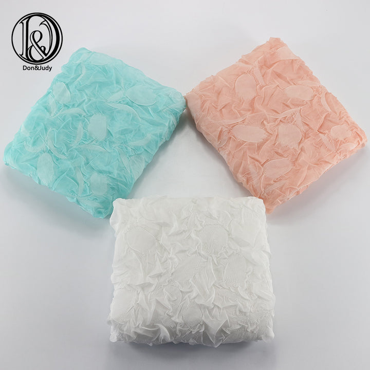 Stretch Embossing Chiffon Wraps Newborn Photo Props - Don&Judy Newborn&Maternity photography props
