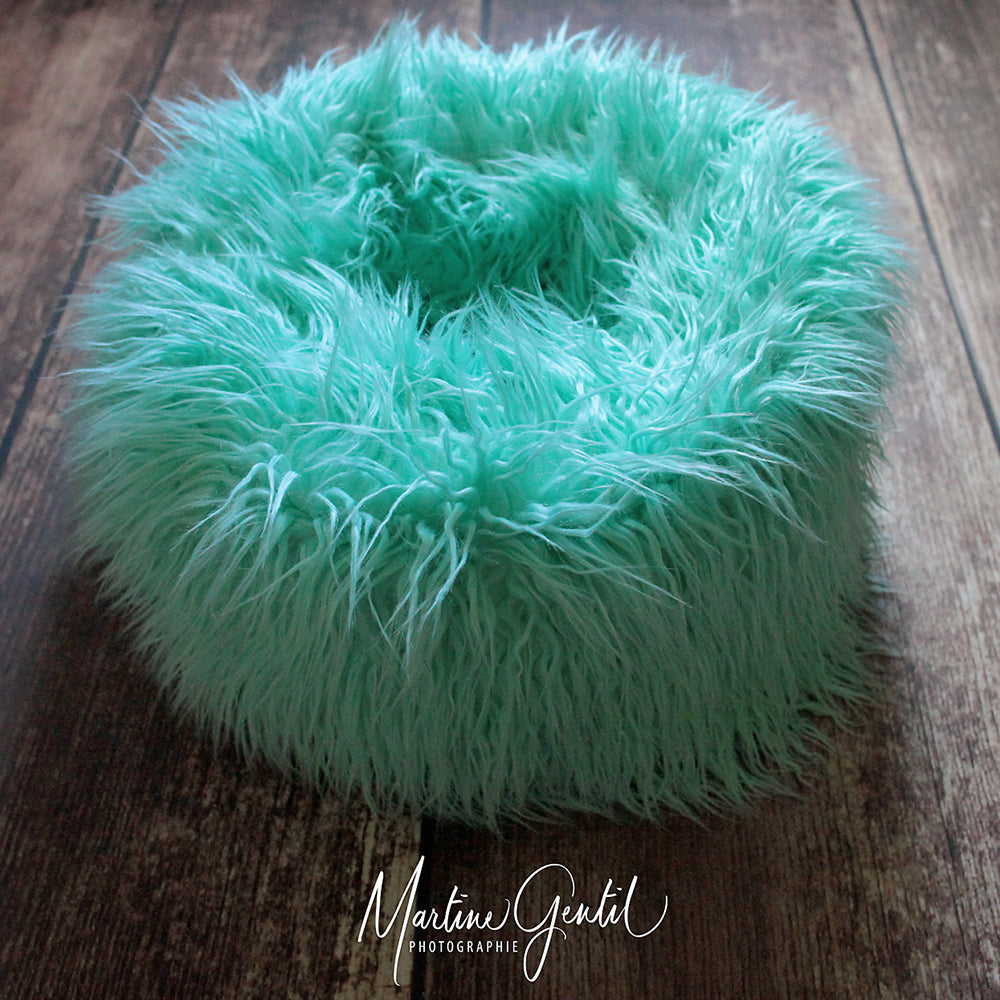 Faux Fur Posing Pillow Nest Prop for Newborn - Don&Judy Newborn&Maternity photography props