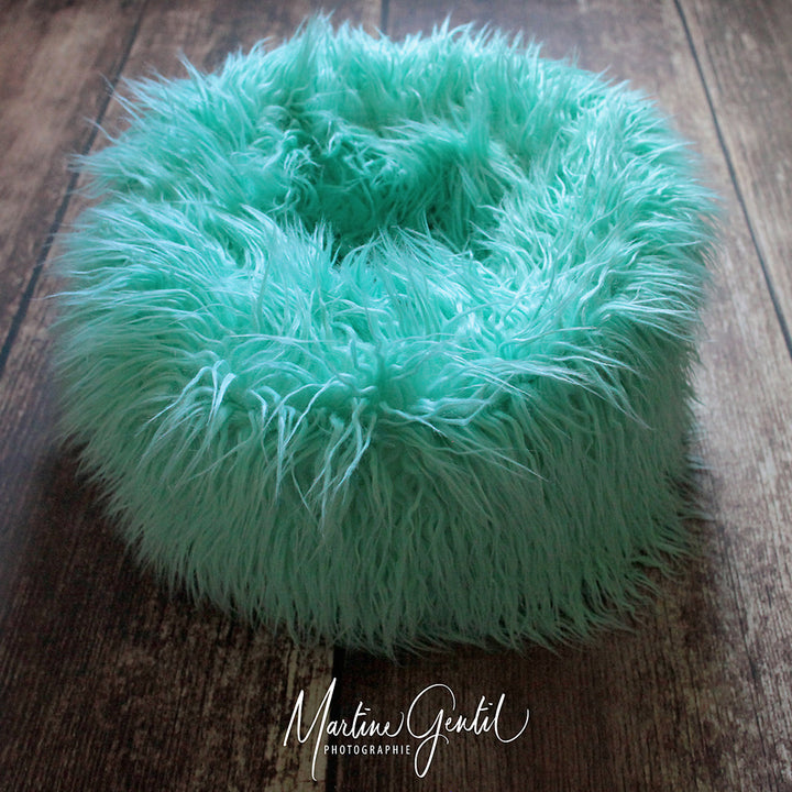 Faux Fur Posing Pillow Nest Prop for Newborn - Don&Judy Newborn&Maternity photography props