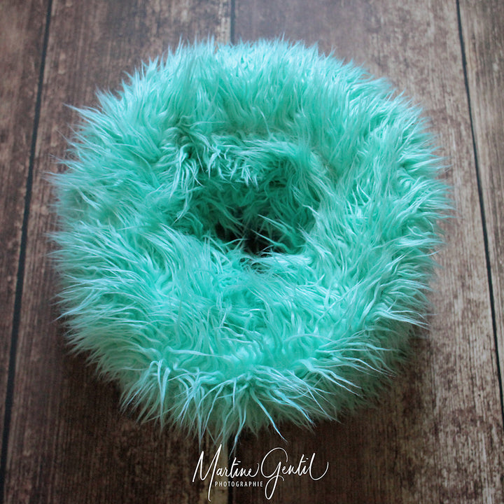 Faux Fur Posing Pillow Nest Prop for Newborn - Don&Judy Newborn&Maternity photography props