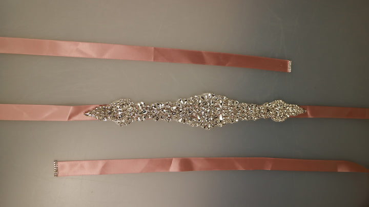 Crystal Rhinestone Maternity Belt for Photoshoot Maternity Photo Dress Accessories 270CM x 2CM - Don&Judy Newborn&Maternity photography props