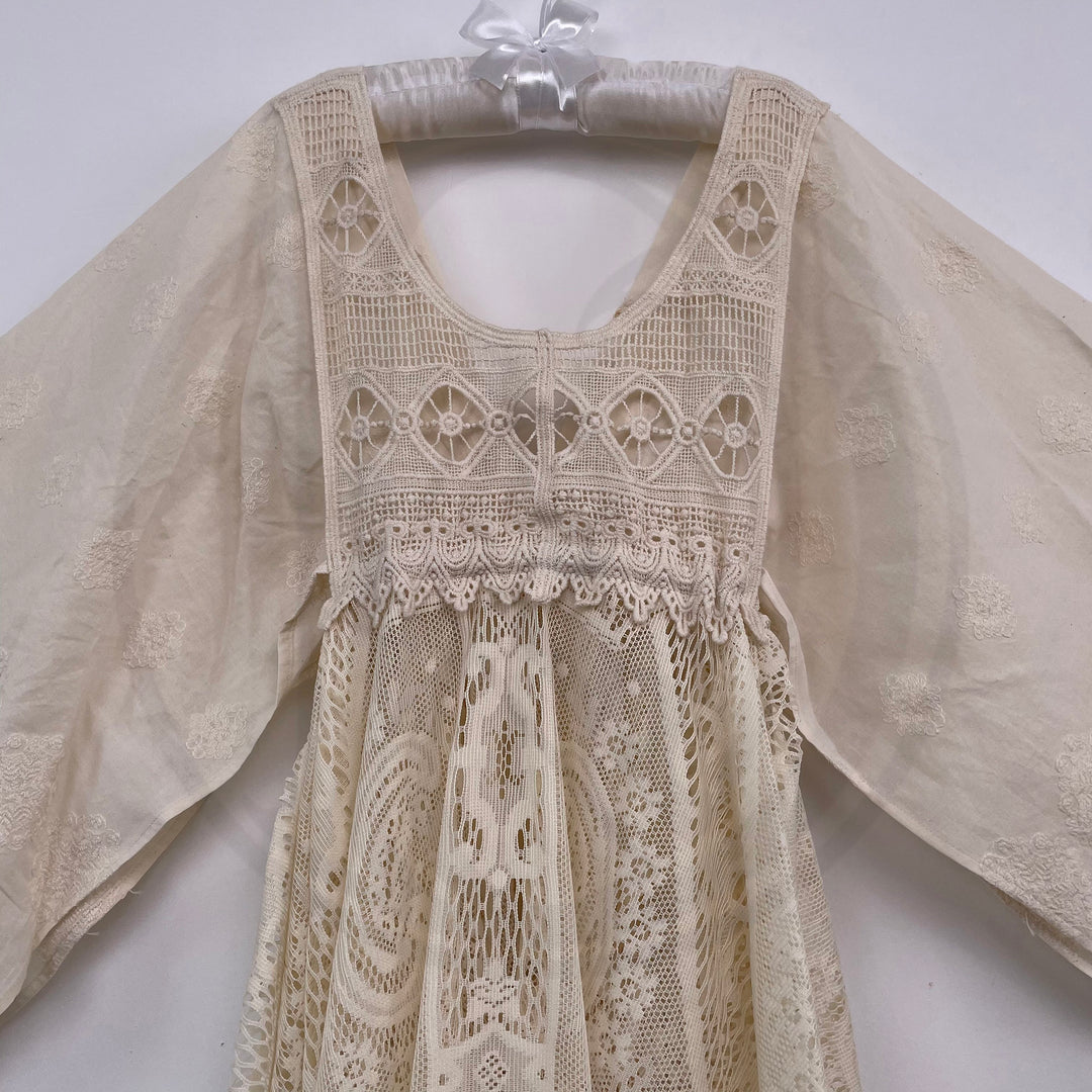 Jodie Little Girl Cotton+Lace Dress