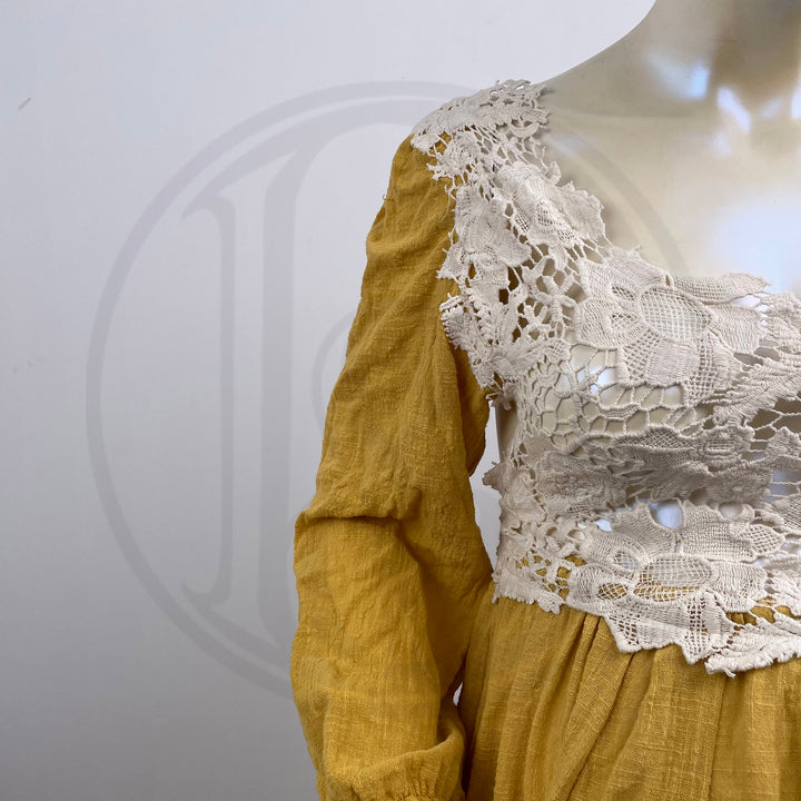 Josephine Cotton Floral Gown