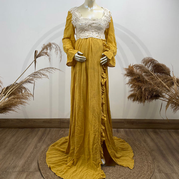 Josephine Cotton Floral Gown