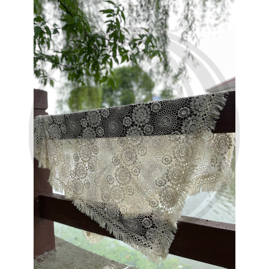 Cotton Embroidery Backdrop - Don&Judy Newborn&Maternity photography props