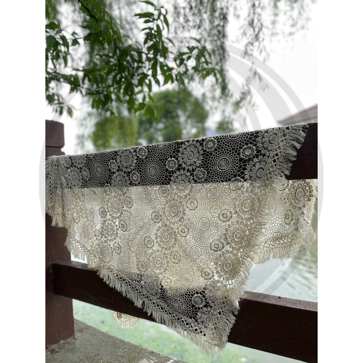 Cotton Embroidery Backdrop - Don&Judy Newborn&Maternity photography props