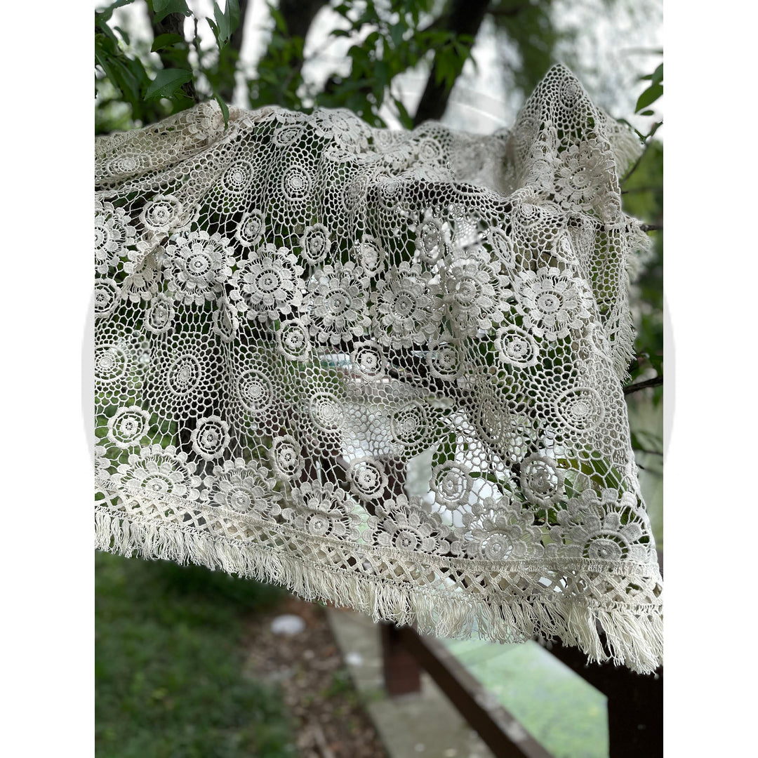 Cotton Embroidery Backdrop - Don&Judy Newborn&Maternity photography props