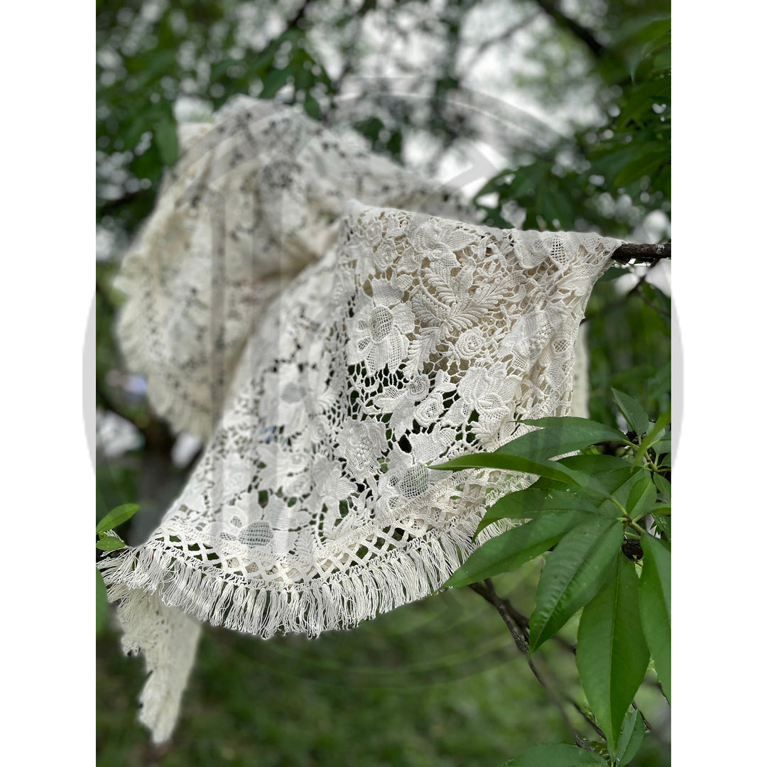 Cotton Embroidery Backdrop - Don&Judy Newborn&Maternity photography props