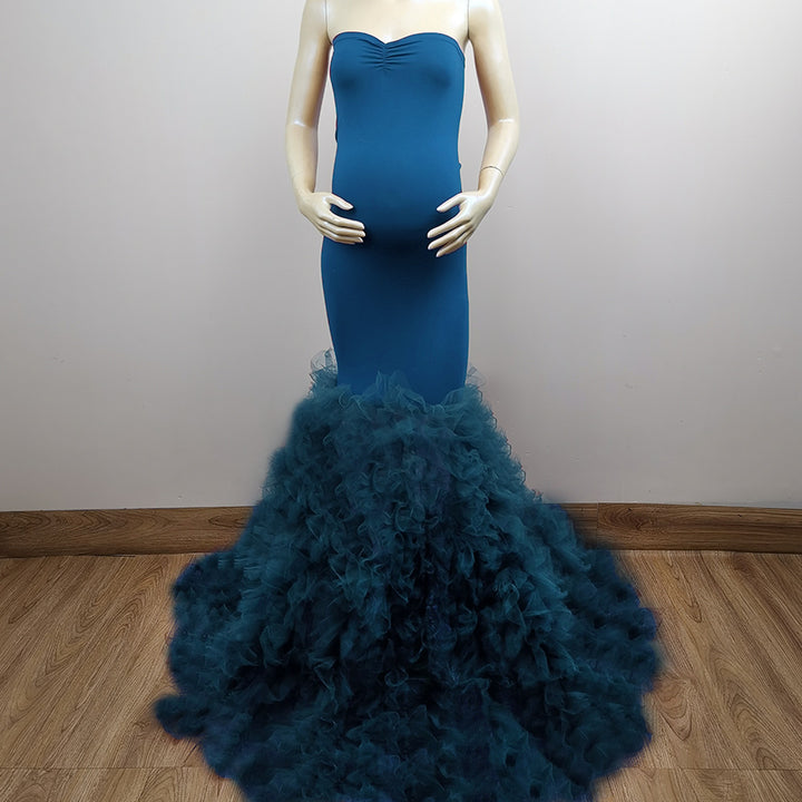 Gladys Cotton Mermaid Gown