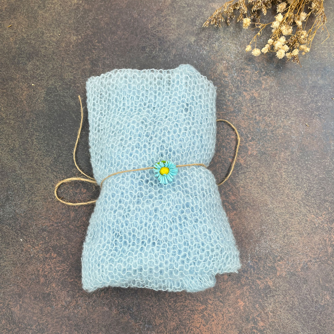 60x40cm Stretchy Wrap with Matched Headwear Set