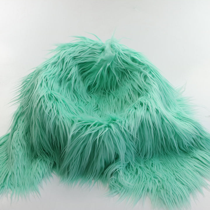 Clearance Natural Faux Fur Newborn Blanket Backdrop Newborn Photo Props Blanket 150x100cm - Don&Judy Newborn&Maternity photography props